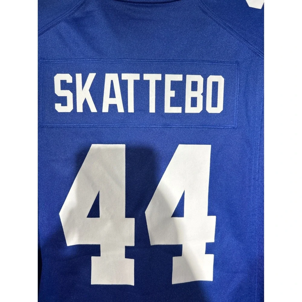 Nike NFL New York Giants Skattebo 44 Jersey Womens Large Blue Football Fan Gear